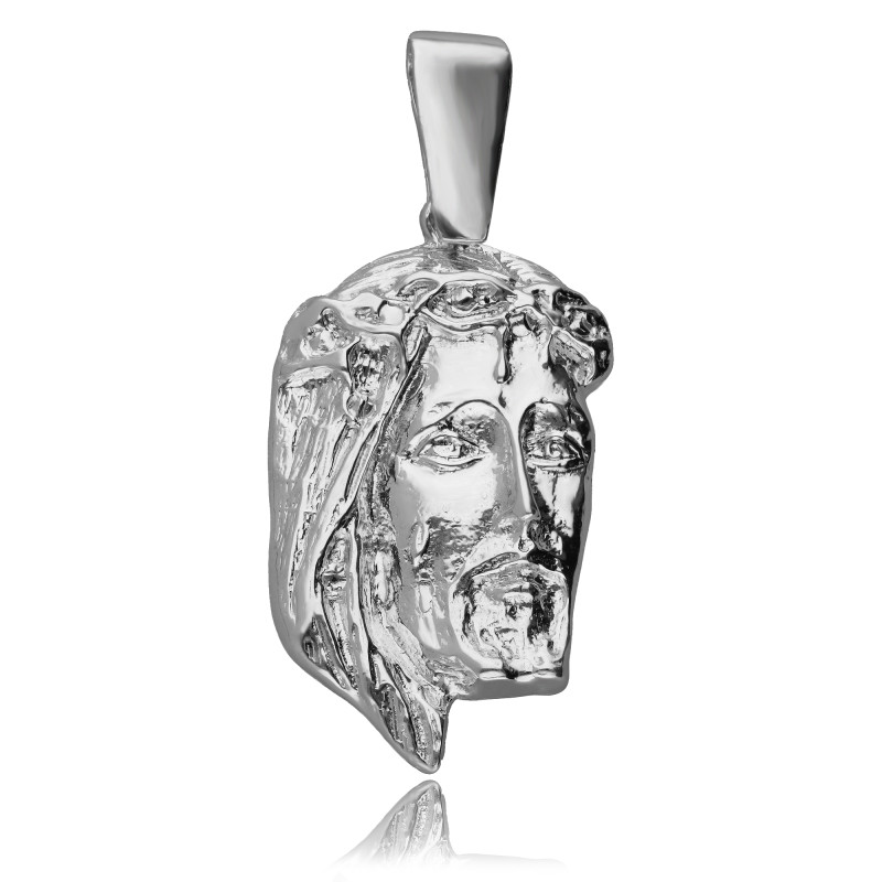 SREBRNY MEDALIK JEZUS CHRYSTUS