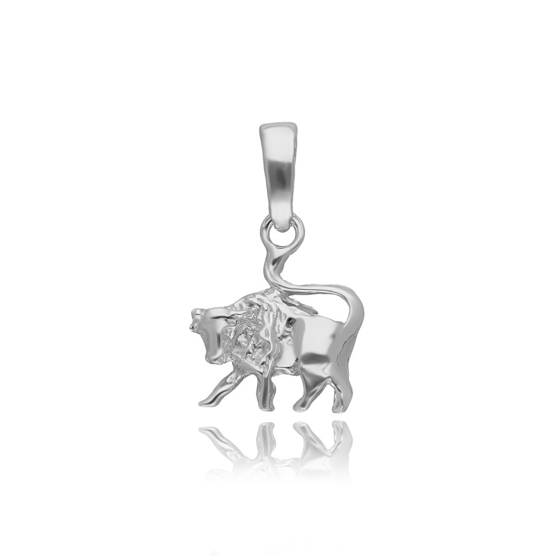 SREBRNA ZAWIESZKA BYK ZNAK ZODIAKU