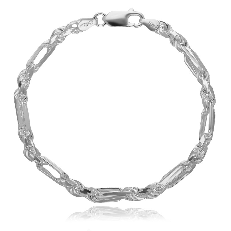 SREBRNA BRANSOLETKA FIGARO CORDA KORDA FCRD9
