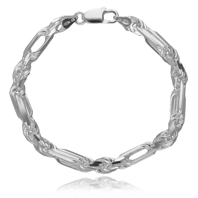 SREBRNA BRANSOLETKA FIGARO CORDA KORDA FCRD13
