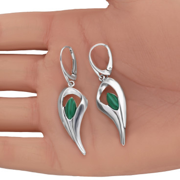 SREBRNE KOLCZYKI OKSYDOWANE...