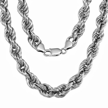 SREBRNY GRUBY NASZYJNIK...