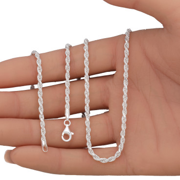 SREBRNY ŁAŃCUSZEK CORDA...