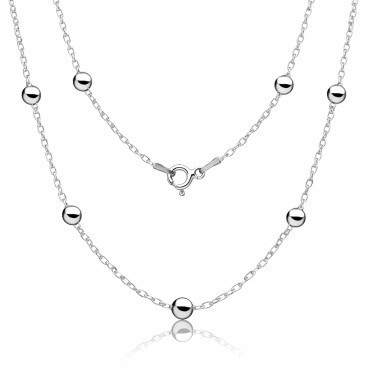 SREBRNY NASZYJNIK DAMSKI Z...